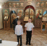 Воспитанники воскресной школы "Преображение" поздравили прихожан - Мелекесская епархия