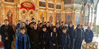 Лебяжинские школьники прикоснулись к истории православной книги - Мелекесская епархия